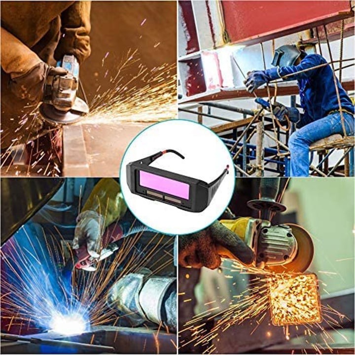 Ochelari sudura LCD auto intunecare protectie UV IR solari - Auto si moto