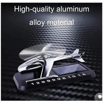 Odorizant Auto tip elicopter cu incarcare solara si suport numar de telefon pe magnet, baza antiderapanta
