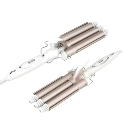 Ondulator Triplu Ceramic Profesional cu Temperatura Reglabila