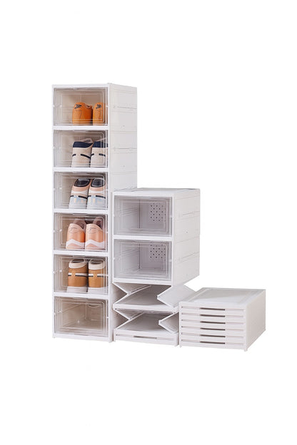 Organizator Pliabil Pantofi 6 Sertare - Suport Depozitare Fara Instalare, Plastic Rezistent - Sport si timp liber
