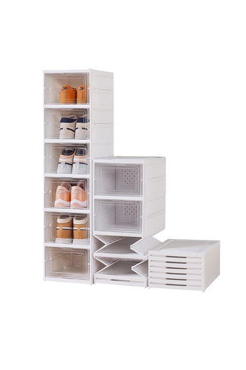 Organizator Pliabil Pantofi 6 Sertare - Suport Depozitare Fara Instalare, Plastic Rezistent - Sport si timp liber