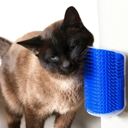 Perie De Masaj Pentru Pisici Cu Catnip - Relaxare, Joaca si Curatare Blana Direct Pe Colturi - Curatenie si intretinere