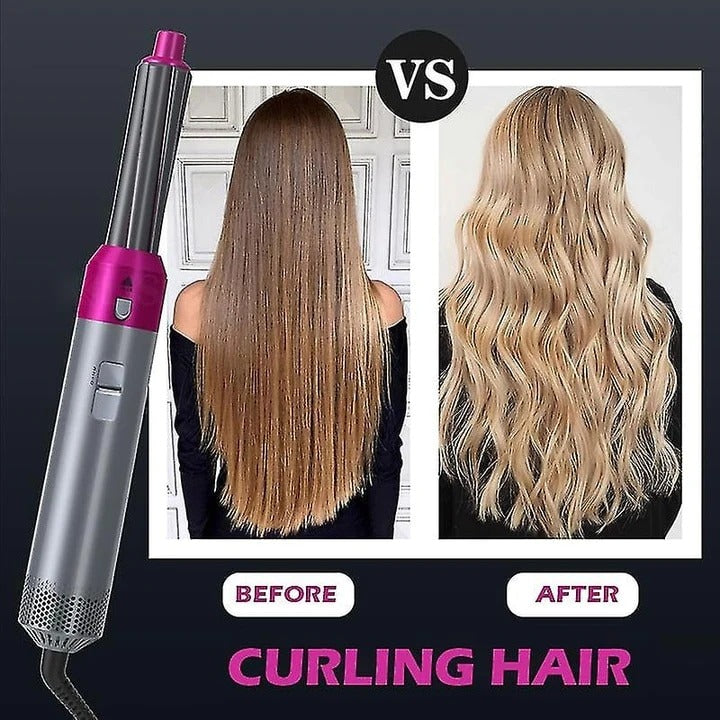 Perie de Par Multifunctionala 5 in 1 Hot Air Styler cu Accesorii - Sport si timp liber