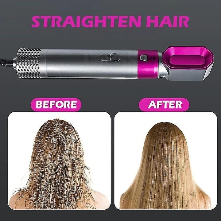 Perie de Par Multifunctionala 5 in 1 Hot Air Styler cu Accesorii - Sport si timp liber