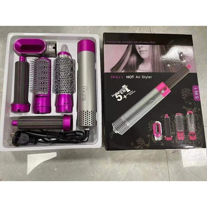 Perie de Par Multifunctionala 5 in 1 Hot Air Styler cu Accesorii - Sport si timp liber