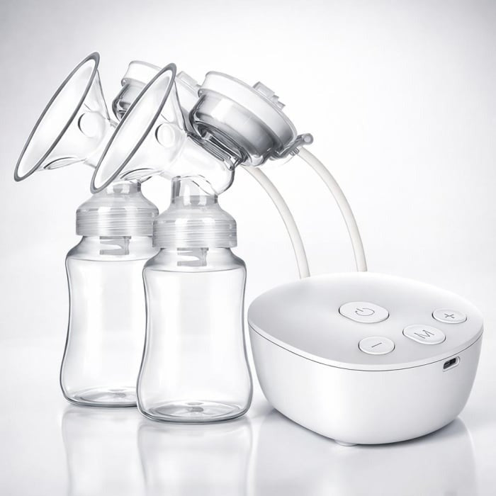 Pachet Bebe 2 in 1 - Incalzitor Portabil Biberoane + Pompa San Electrica Dubla USB - Doar 169 Lei - Copii si bebelusi