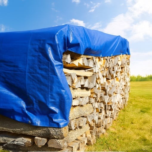 Prelată Impermeabilă 4x4m cu Inele, Tratată UV, Rezistentă la Apă și Rupere