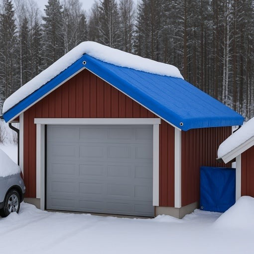Prelata impermeabila 4x6m cu inele rezistenta UV HDPE - Sport si timp liber