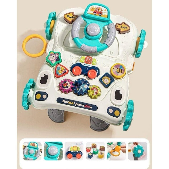 Premergător Antemergător 5 în 1 Multifuncțional cu Trotinetă și Centru de Activități