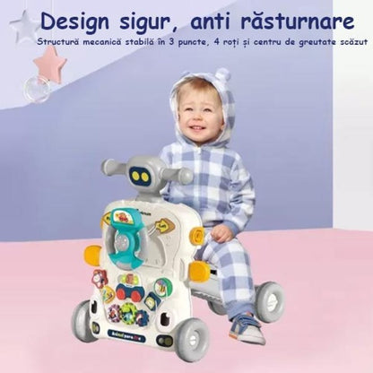 Premergător Antemergător 5 în 1 Multifuncțional cu Trotinetă și Centru de Activități