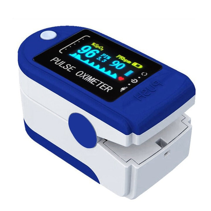 Pulsoximetru deget OLED SpO2 puls monitor 1+1 gratis dispozitiv portabil - Sport si timp liber