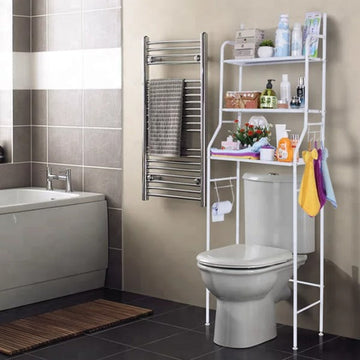 Raft Depozitare Peste Toaleta/Masina de Spalat, Organizator Baie Multifunctional - Baie si sanitare