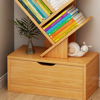 Raft Copac pentru Carti din Lemn - Biblioteca Moderna 158x34 cm - Copii si bebelusi