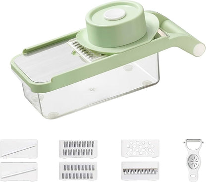 Răzătoare mandolină 5 în 1 – inox, multifuncțională