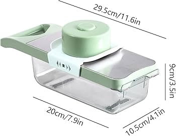 Răzătoare mandolină 5 în 1 – inox, multifuncțională