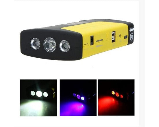 Booster Redresor Auto Jump Starter 50800mAh pentru Diesel/Benzină până la 3000cmc, Power Bank USB, Lanternă LED, Funcții Urgență