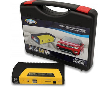 Booster Redresor Auto Jump Starter 50800mAh pentru Diesel/Benzină până la 3000cmc, Power Bank USB, Lanternă LED, Funcții Urgență