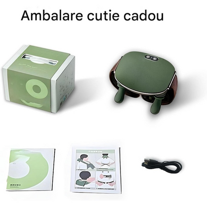 Aparat masaj cervical cu incalzire 3 trepte fara fir USB masaj uman umeri gat - Sport si timp liber