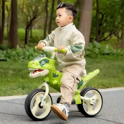Bicicleta echilibru copii 30 cm roti dinozaur fara pedale 2-6 ani - Copii si bebelusi
