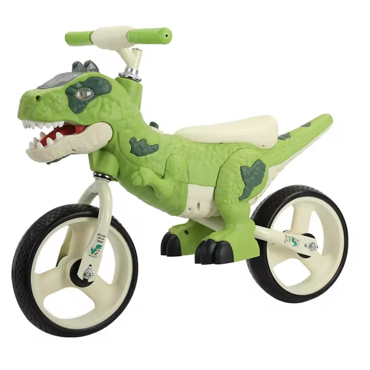 Bicicleta echilibru copii 30 cm roti dinozaur fara pedale 2-6 ani - Copii si bebelusi