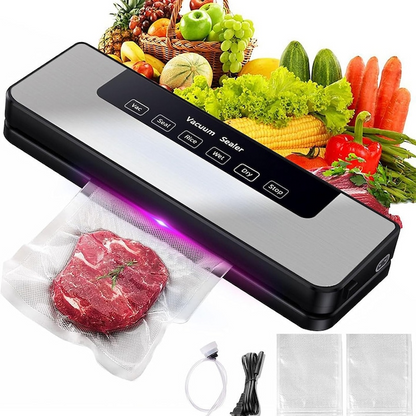 Aparat de vidat alimente 120W 65kPa compact cu 10 pungi vidare - Bucatarie si electrocasnice