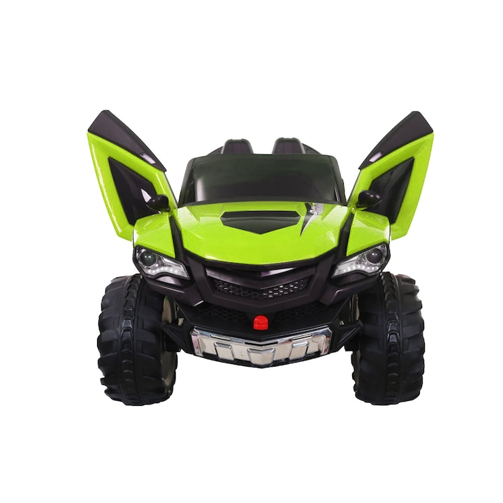 Masinuta Electrica Off-Road 4x4 Pentru Copii - 2 Locuri, 4 Motoare 45W, Roti EVA, Telecomanda si Lumini LED - Copii si