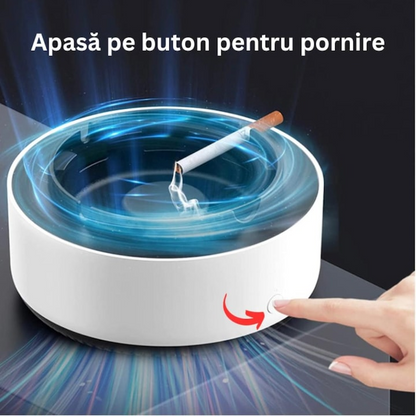 Scrumiera electrica purificare aer 1+1 gratis anti miros pastila odorizanta - Sport si timp liber