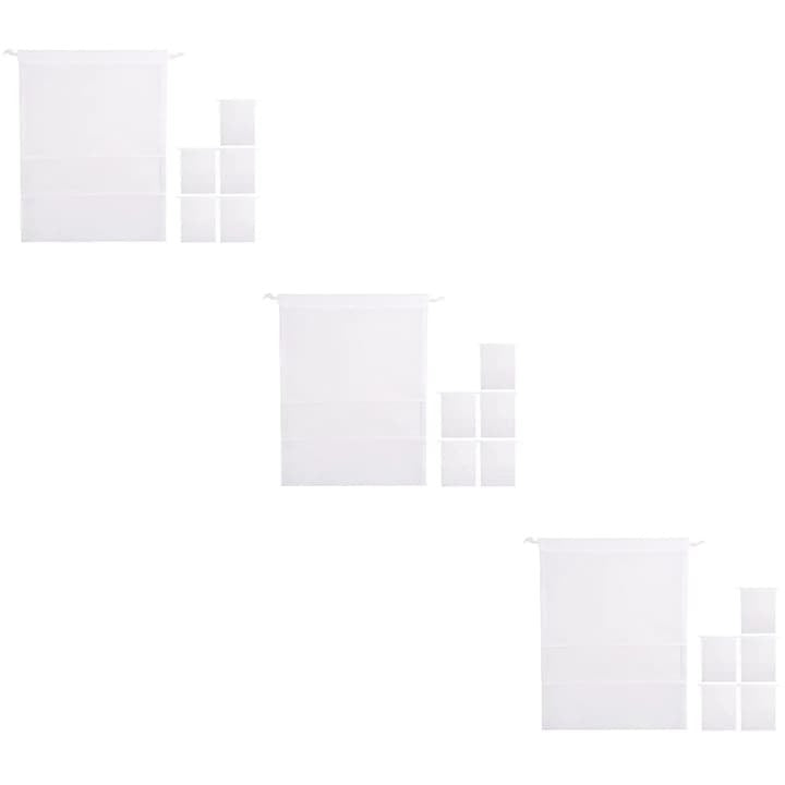 Saci pentru incaltaminte 12 buc, non-woven, albi, 44x32 cm - Sport si timp liber