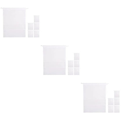 Saci pentru incaltaminte 12 buc, non-woven, albi, 44x32 cm - Sport si timp liber