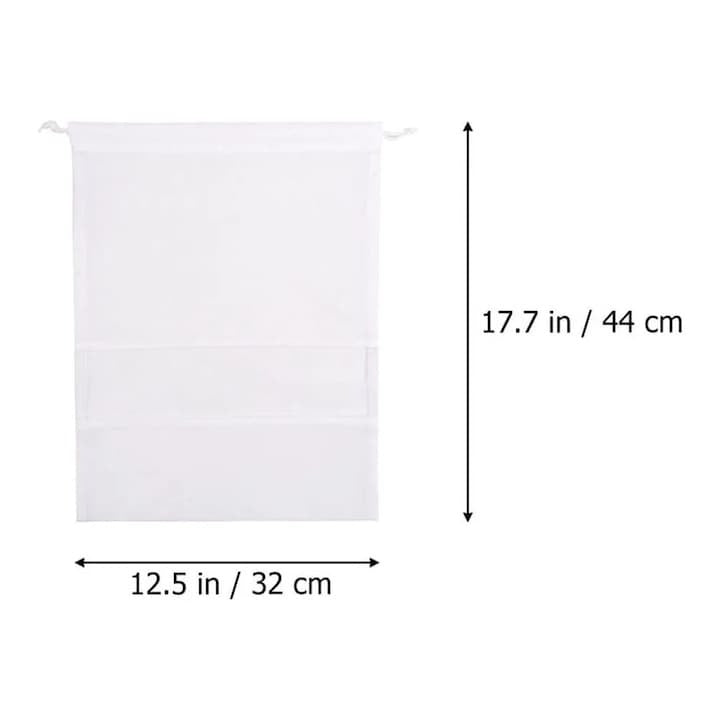 Saci pentru incaltaminte 12 buc, non-woven, albi, 44x32 cm - Sport si timp liber
