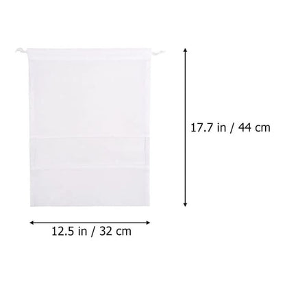 Saci pentru incaltaminte 12 buc, non-woven, albi, 44x32 cm - Sport si timp liber