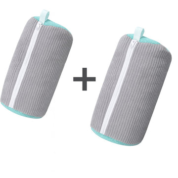 Set 2 Săculeți Spălat Încălțăminte la Mașină 39×19 cm (1+1 GRATIS) – Protecție din Fibră Moale, Reutilizabili