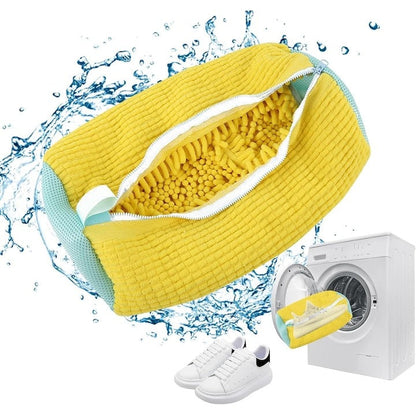 Set 2 Saculeti Spalat Incaltaminte la Masina 39x19 cm (1+1 GRATIS) - Protectie din Fibra Moale, Reutilizabili - Copii si