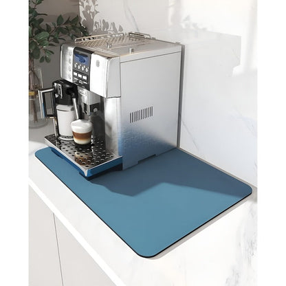 Servet bucatarie silicon impermeabil - absorbant, design modern, albastru - Bucatarie si electrocasnice