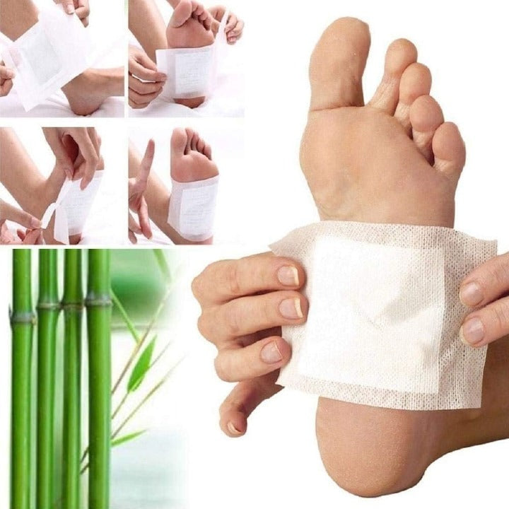 Plasturi Detox Kinoki Premium pentru Picioare - Set 100 Bucati - Sanatate si ingrijire