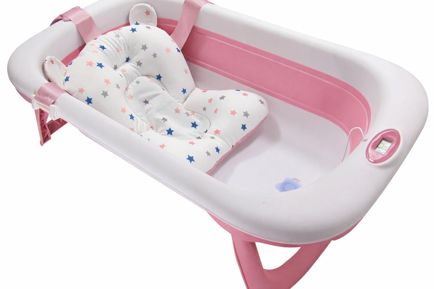 Cadita bebe pliabila cu termometru digital perna baie - Copii si bebelusi