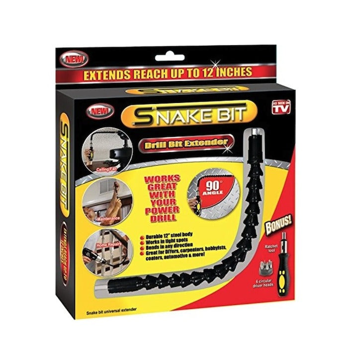 Set extensor flexibil Snake Bit – pentru bormașini, șurubelnițe și biți