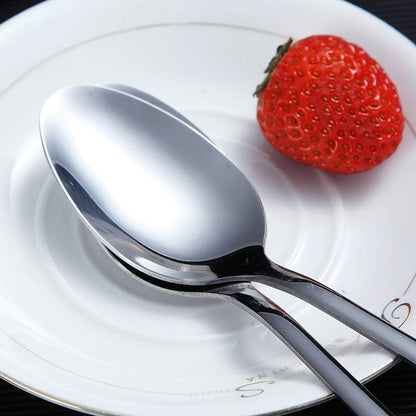 Set tacamuri 24 piese inox argintiu elegant cu cutie cadou - Bucatarie si electrocasnice