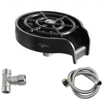 Spălător pahare/sticle cu presiune – montaj pe chiuvetă, racorduri incluse, ideal bar/restaurante