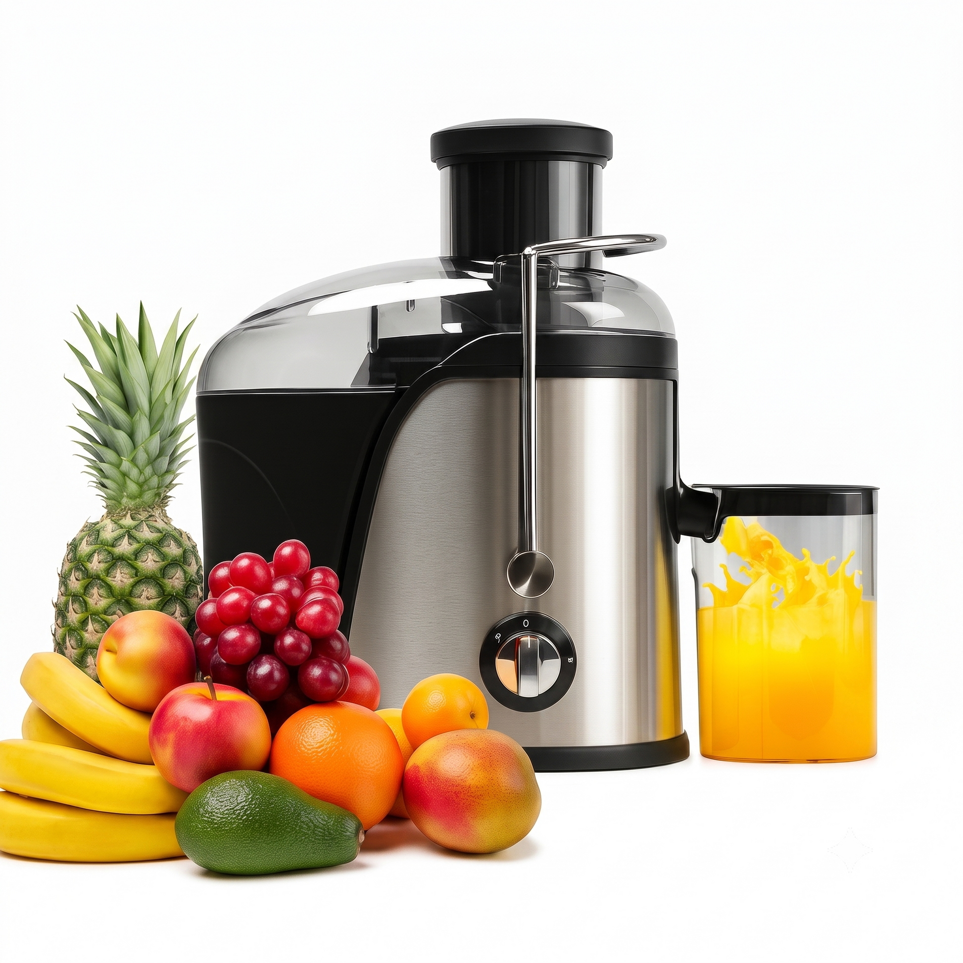Storcator fructe si legume SONYMAX 800W inox 2 viteze anti picurare - Bucatarie si electrocasnice