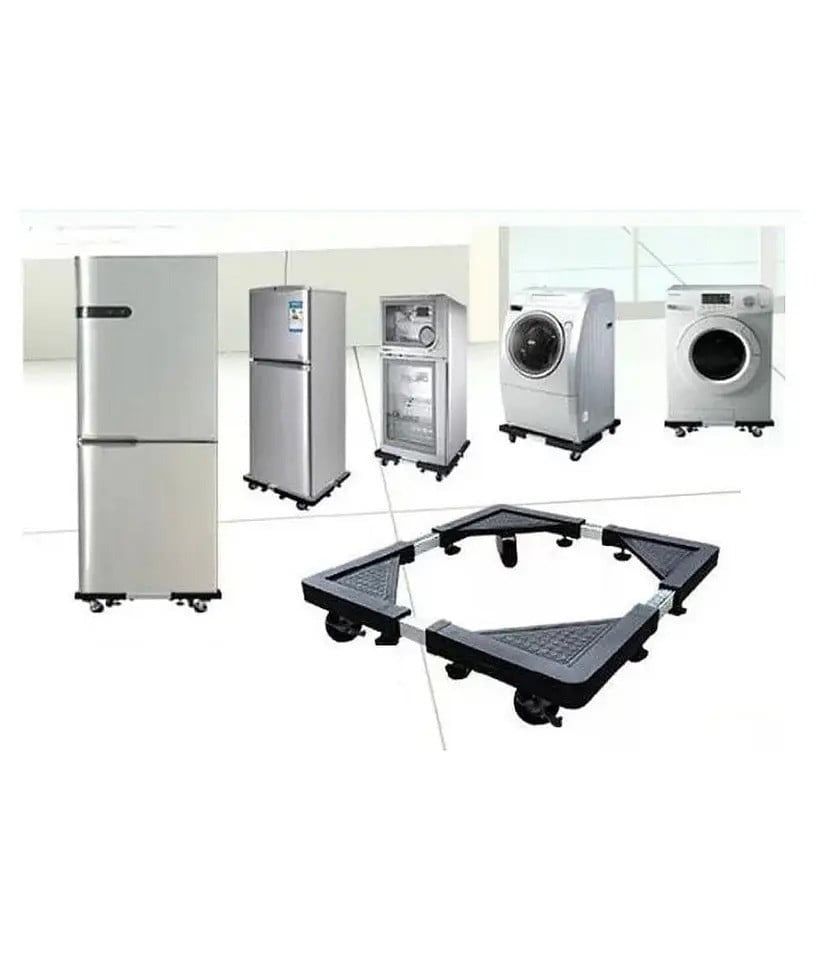 Suport pe roti reglabil pentru aragaz, masina spalat vase si frigider, deschidere maxima 56x56 cm