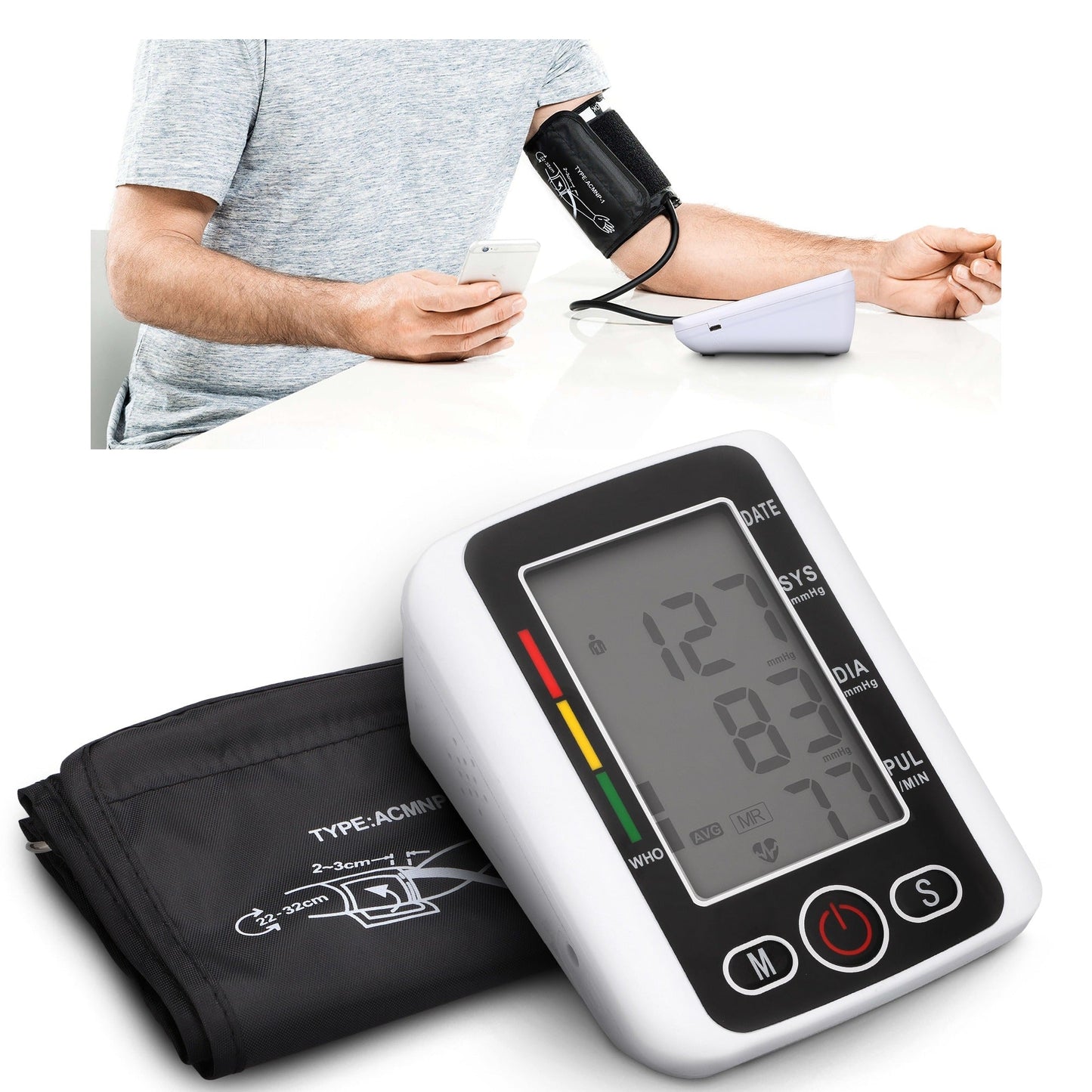Pachet tensiometru digital + pulsoximetru + guler cervical gonflabil oferta limitata - Sport si timp liber