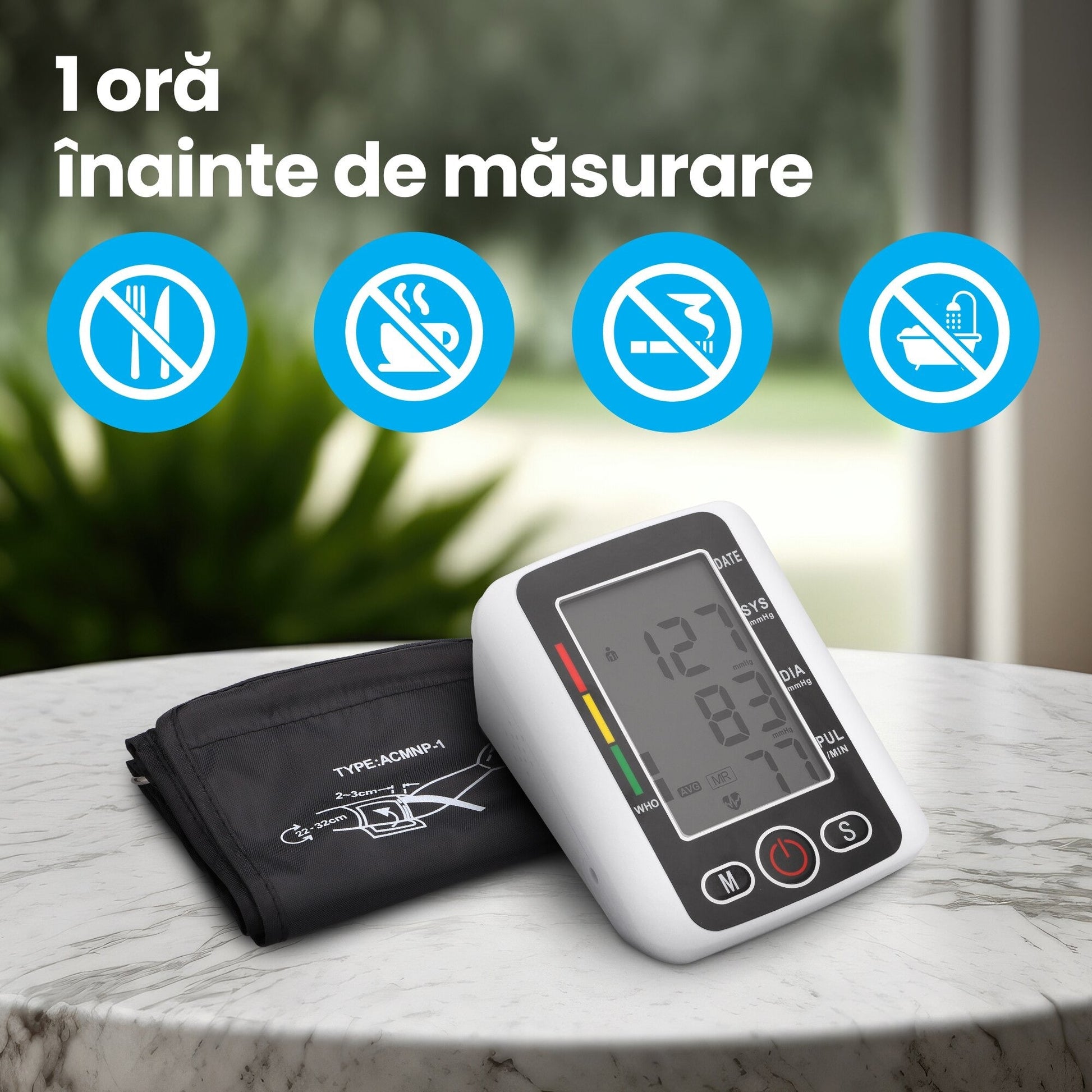 Pachet tensiometru digital + pulsoximetru + guler cervical gonflabil oferta limitata - Sport si timp liber