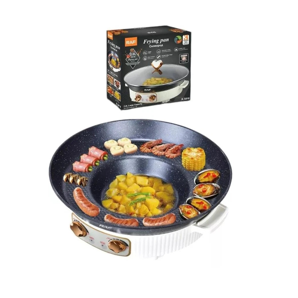 Tigaie Electrică 2 în 1 RAF R5416 1600W 2L