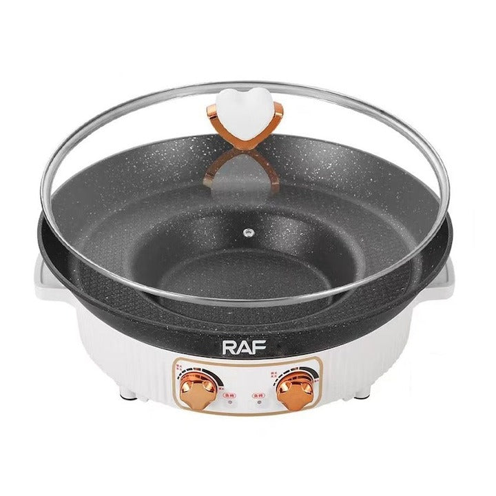 Tigaie Electrica 2 in 1 RAF R5416 1600W 2L - Bucatarie si electrocasnice