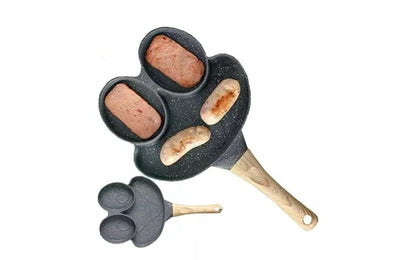 Tigaie antiaderentă Froggy – 3 compartimente, aliaj aluminiu, 33 cm