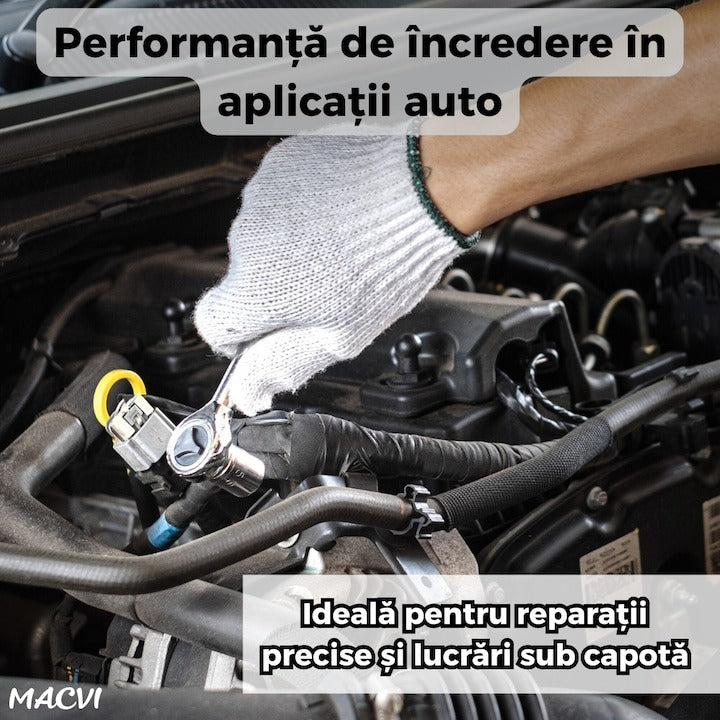 Trusa scule 40 piese Cr-V cu clichet 1/4 si tubulare - Auto si moto