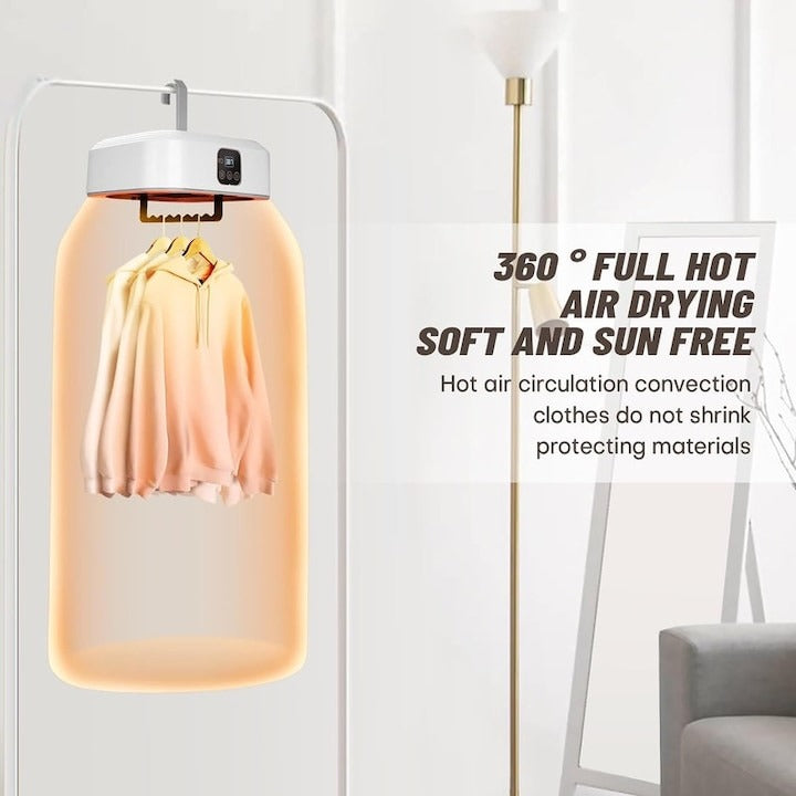 Uscator de rufe electric portabil 600W - pliabil, fara gaurire, ideal calatorii - Copii si bebelusi