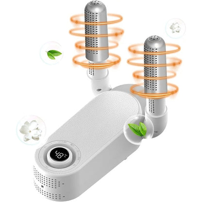Uscator Electric Telescopic pentru Incaltaminte, Caciuli si Manusi cu Temporizator - Uscare Rapida, Alb - Copii si bebelusi