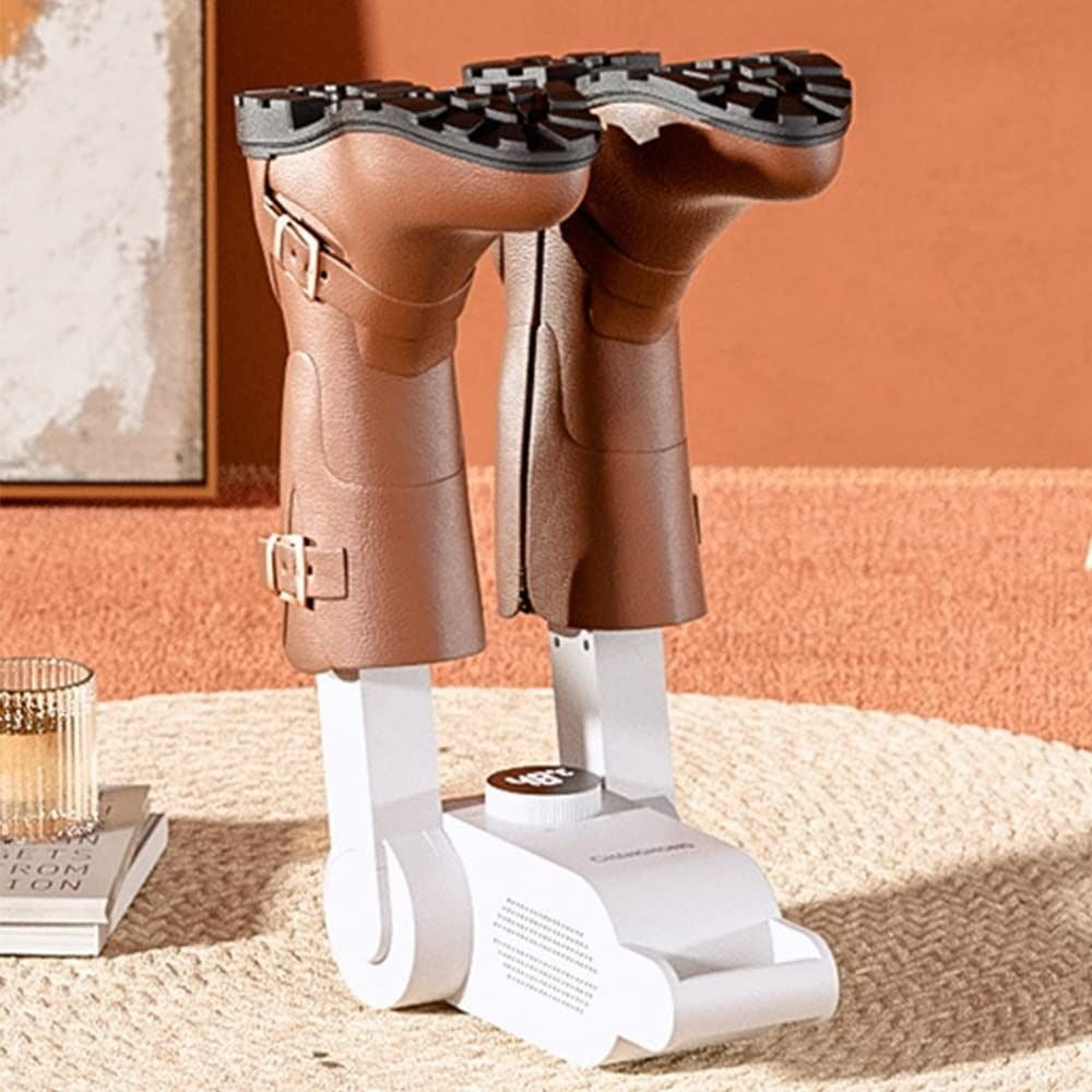 Uscător Electric pentru Încălțăminte cu Dezinfectare UV, Timer și Design Pliabil – Uscare Rapidă 360°